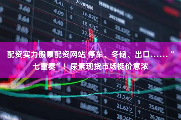 配资实力股票配资网站 停车、冬储、出口……“七重奏”！尿素现货市场挺价意浓